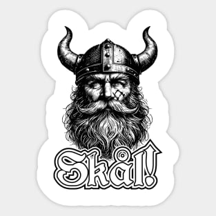 Viking God | Viking Warrior | Skål! Sticker